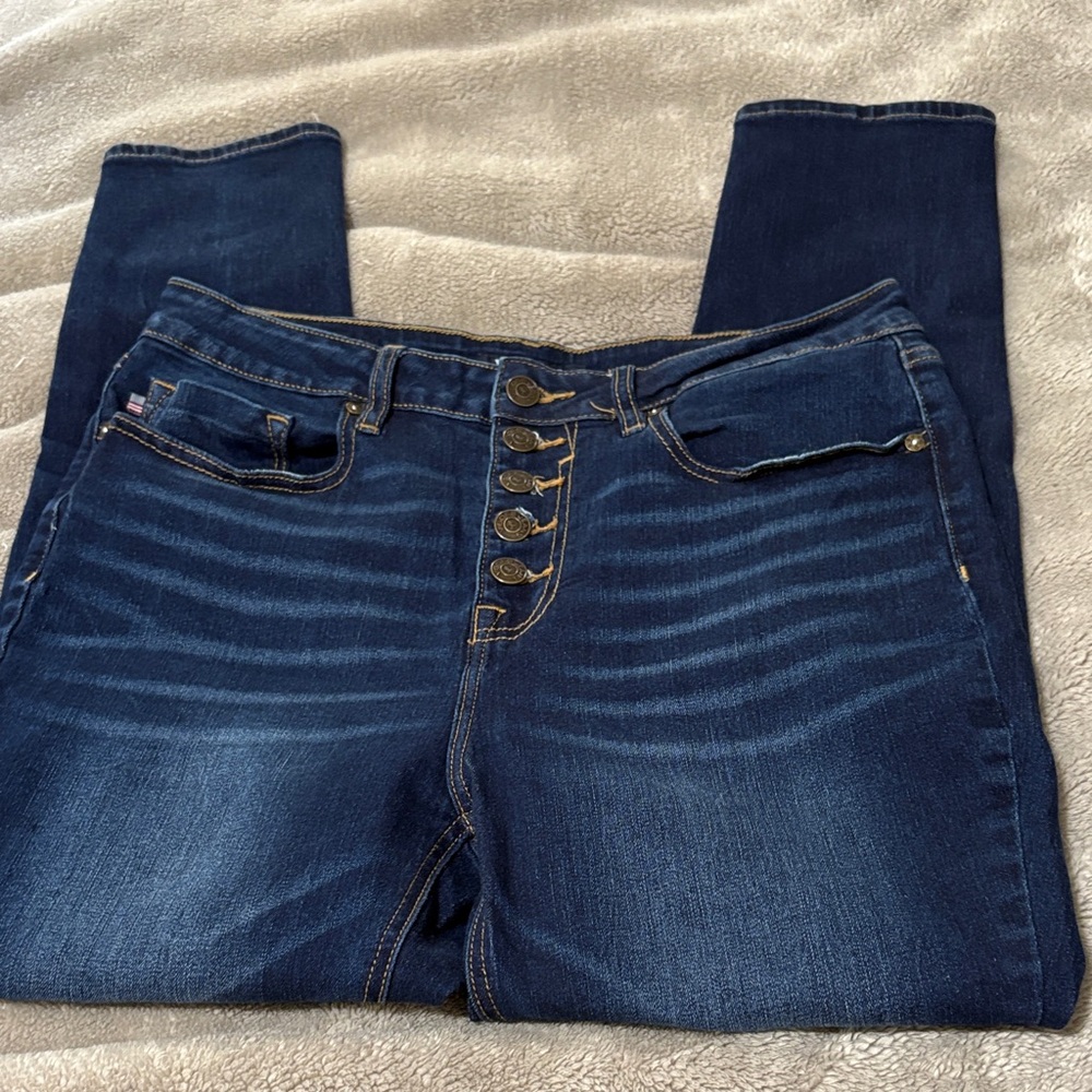 Vigoss High Rise Dark Blue Jeans